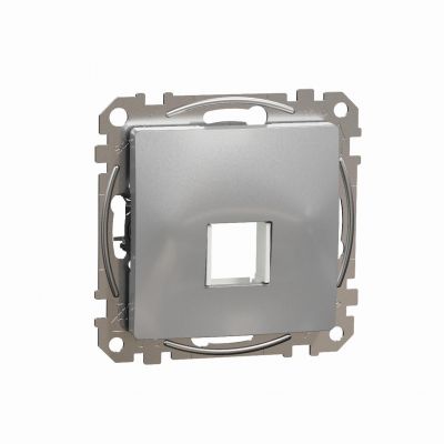 Sedna Design & Elements Płytka centralna keystone srebrne aluminium SDD113421 SCHNEIDER (SDD113421)
