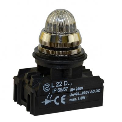 Lampka L22G/24V bezbarwna (W0-L-L22G B)