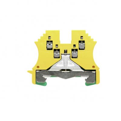 WEIDMULLER WPE 1.5/ZZ Zacisk PE, złącze śrubowe, 1.5 mm², 800 V, liczba przyłączeń: 4, liczba poziomów: 1, zielony / żółty 1016500000 /50szt./ (1016500000)