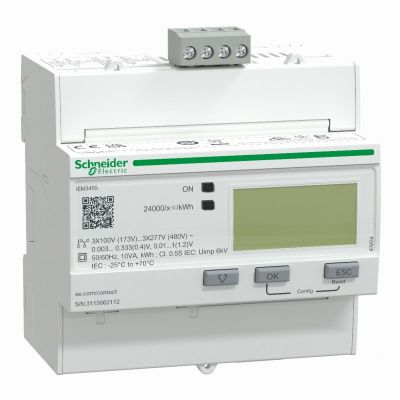 PowerLogic Licznik energii trójfazowy LVCT Modbus A9MEM3455 SCHNEIDER (A9MEM3455)