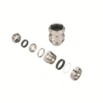 WEIDMULLER KDSW M25 BN O NI 2 G25 Iskrobezpieczna dławnica kablowa (metal), M 25, 16 mm, pancerz jednodrutowy, 1.25 - 1.6 mm, OD min. 20.3 - OD max. 27.4 mm, ID min. 13.00 - ID max. 20 1075110000 /20s (1075110000)