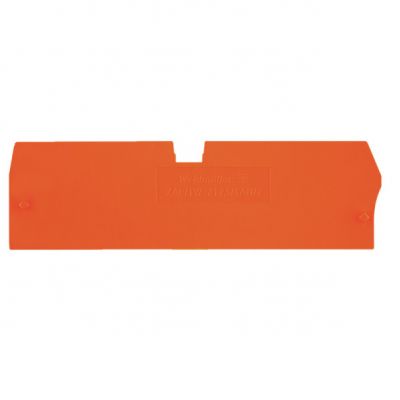WEIDMULLER ZAP/TW ZT2.5/4AN/2 OR Płyta separacyjna (terminal), Płyta zamykająca i pośrednia, 92.95 mm x 27 mm, pomarańczowy 1816080000 /50szt./ (1816080000)