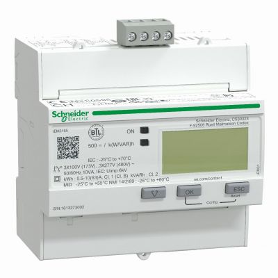 PowerLogic Licznik energii trójfazowy 63A kl 1 MID BACnet A9MEM3165 SCHNEIDER (A9MEM3165)