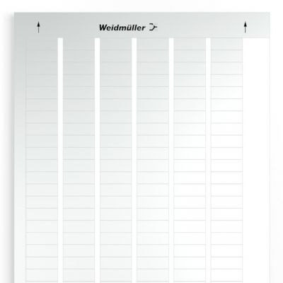 WEIDMULLER LM MT300 26/10 SI Oznaczenie urządzenia, samoprzylepny, 26 mm, poliester, bez PVC, srebrny 1686400001 /10szt./ (1686400001)