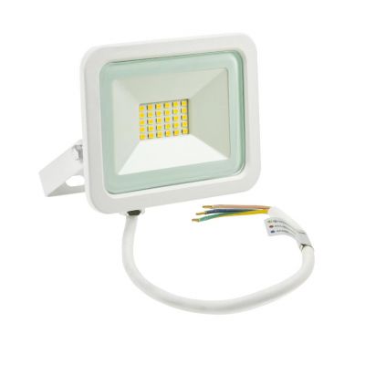 Naświetlacz LED NOCTIS LUX 2 20W barwa zimna 230V IP65 95x120x25mm biała (SLI029042CW)