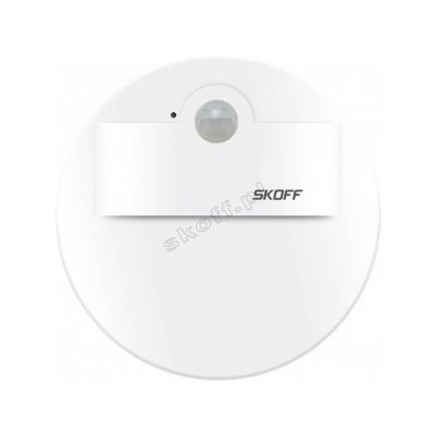 Oprawa schodowa LED Rueda Short LED PIR 120 Motion Sensor Light 1,0W 10V DC 3000K barwa ciepła IP20 biały mat SKOFF (MK-RUE-C-H-1-ML-ML-01)