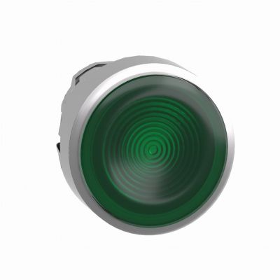 Harmony XB4 Przycisk płaski zielony samopowrotny LED metalowy karbowana bez oznaczenia ZB4BW333S SCHNEIDER (ZB4BW333S)