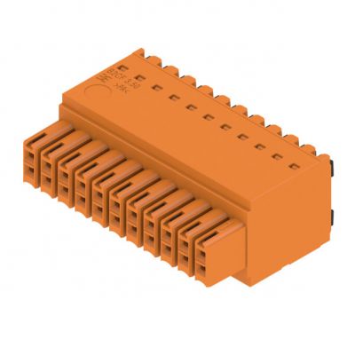 WEIDMULLER B2CF 3.50/22/180 SN OR BX Wtyk PCB (złącze wiązki), 3.50 mm, Liczba biegunów: 22, PUSH IN, złącze sprężynowe 1277370000 /48szt./ (1277370000)