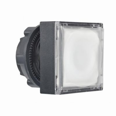 Harmony XB5 Przycisk płaski biały push push LED kwadratowy plastikowy ZB5CH313 SCHNEIDER (ZB5CH313)