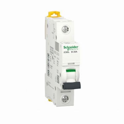 Wyłącznik nadprądowy Acti9 iC60L-B20-1 B20A 1P A9F93120 SCHNEIDER (A9F93120)