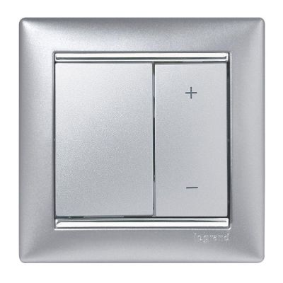 Valena Ściemniacz Przyciskowy 40-600W Aluminium 770274 LEGRAND (770274)