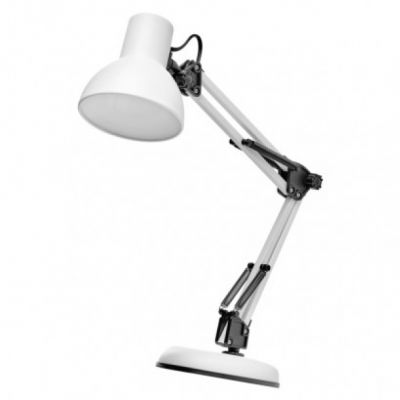 Lampa biurkowa E27 LUCAS 48 cm biały Z7609W EMOS (Z7609W)