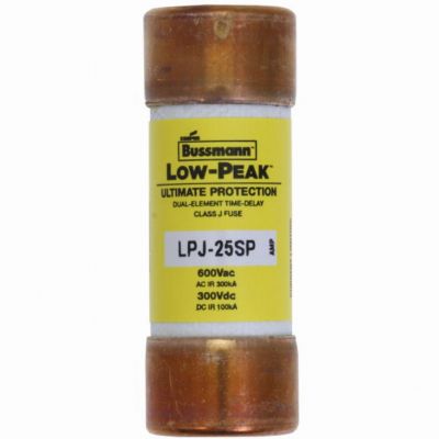 LOW-PEAK CLASS J T/D 25A 600VAC/300V Klasa J T/D LPJ-25SP EATON (LPJ-25SP)