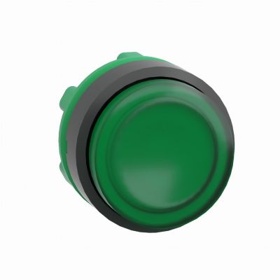 Harmony XB5 Przycisk płaski z mechanizmem push push zielona LED plastikowa ZB5AH33 SCHNEIDER (ZB5AH33)