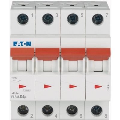 PLSM-D4/4-MW Wyłącznik nadprądowy 10kA D4A 4P 242627 EATON (242627)