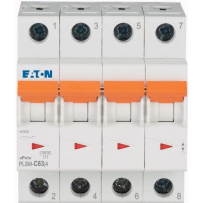 PLSM-C63/4-MW Wyłącznik nadprądowy 10kA C63A 4P 242618 EATON (242618)