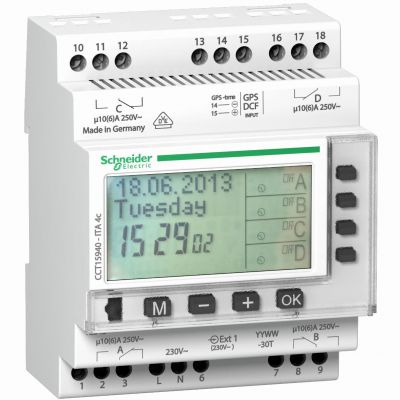 Łącznik czasowy Acti9 z programem rocznym ITA-4C CCT15940 SCHNEIDER (CCT15940)