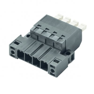 WEIDMULLER SVFL 7.62HP/04/180F SN BK BX Wtyk PCB (złącze wiązki), 7.62 mm, Liczba biegunów: 4, PUSH IN z aktuatorem 1547570000 /42szt./ (1547570000)