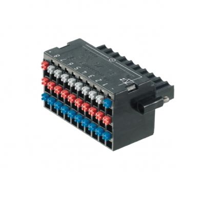 WEIDMULLER BL-I/O 3.50/30F NPN LED SN BK BX Wtyk PCB (złącze wiązki), 3.50 mm, Liczba biegunów: 30, PUSH IN, Złącze sprężynowe 1938020000 /20szt./ (1938020000)