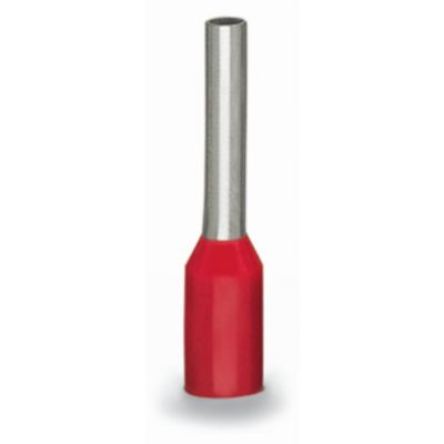Tulejka 1mm2 czerwona długość 10mm 216-243 /1000szt./ WAGO (216-243)