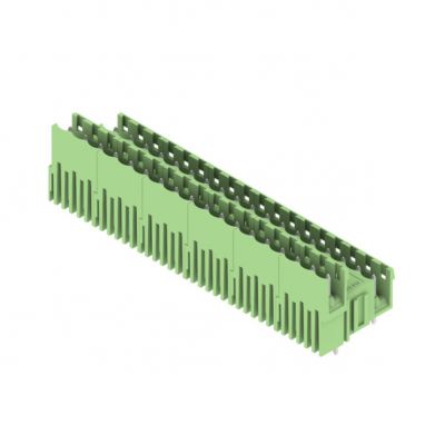 WEIDMULLER SLD 5.08V/36/180 3.2SN GN BX Wtyki PCB (złącza płyty), 5.08 mm, Liczba biegunów: 36, kąt odejścia: 180° 1410370000 /10szt./ (1410370000)