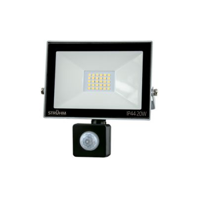Naświetlacz SMD LED z czujnikiem ruchu KROMA LED S 30W GREY 6500K IDEUS (03706)
