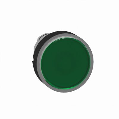 Harmony XB4 Przycisk płaski fi22 zielony samopowrotny LED okrągły metalowy ZB4BW3337 ZB4BW3337 SCHNEIDER (ZB4BW3337)