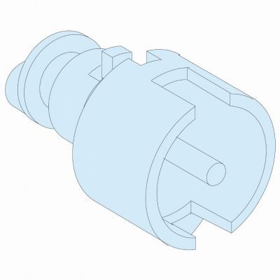 Rozdzielnice PrismaSet podwójne gniazdo klinowe 3mm IP55 SCHNEIDER (LVS09932)