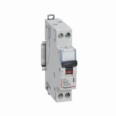 Wyłącznik Nadprądowy S 301N 1P+N B 32 6kA DX3 407478 LEGRAND (407478)