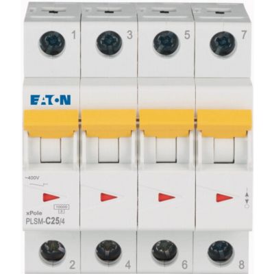 PLSM-C25/4-MW Wyłącznik nadprądowy 10kA C25A 4P 242614 EATON (242614)