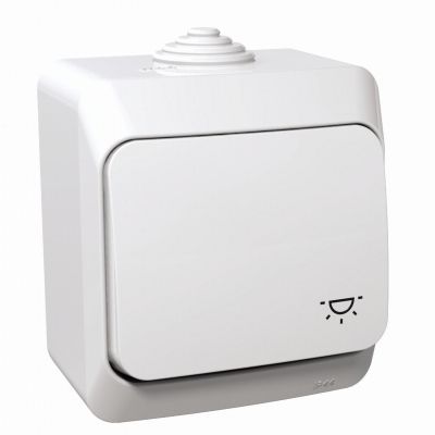 Cedar Plus przycisk światło IP44 biały WDE000513 SCHNEIDER (WDE000513)