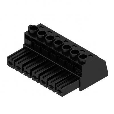 WEIDMULLER BVZ 7.62HP/07/180 SN BK BX Wtyk PCB (złącze wiązki), 7.62 mm, Liczba biegunów: 7, Przyłącze z jarzmem 1929980000 /50szt./ (1929980000)