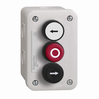 Harmony XALE Stacja kontrolna z białym przyciskiem 1Z+czarnym 1Z+czerwonym wystającym 1R XALE3251 SCHNEIDER (XALE3251)