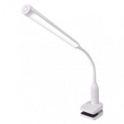 Lampa biurkowa LED JASMINE biała, klips Z7595 EMOS (Z7595)