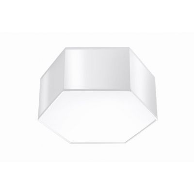 Lampa plafon sześciokątny biały SUNDE 13 SOLLUX (SL.1057)