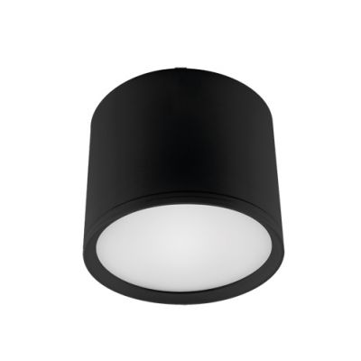 Oprawa sufitowa LED tuba spot czarna neutralna ROLEN LED 10W BLACK 4000K IDEUS (03781)