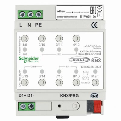 Bramka DALI Basic REG-K/1/16/64 SCHNEIDER (MTN6725-0003)