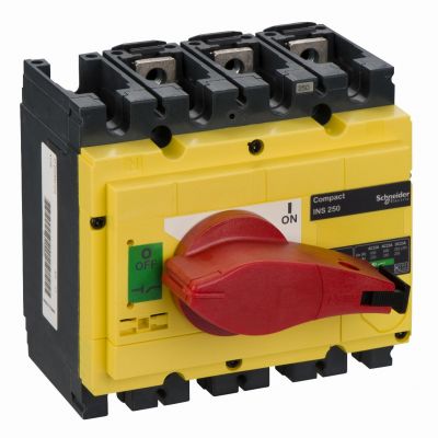 Compact INS INV rozłącznik INS250 żółto-czerwony 250A 3P 31126 SCHNEIDER (31126)
