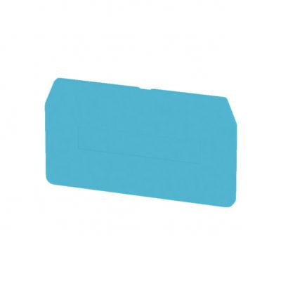 WEIDMULLER ZAP/TW 4 BL Płyta separacyjna (terminal), Płyta zamykająca i pośrednia, 62 mm x 34.8 mm, niebieski 1632100000 /50szt./ (1632100000)