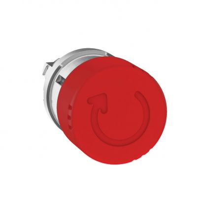 Harmony XB4 Głowka przycisku grzybkowego z mechanizmem zatrzyskowym fi30 czerwona metalowa ZB4BS834 SCHNEIDER (ZB4BS834)