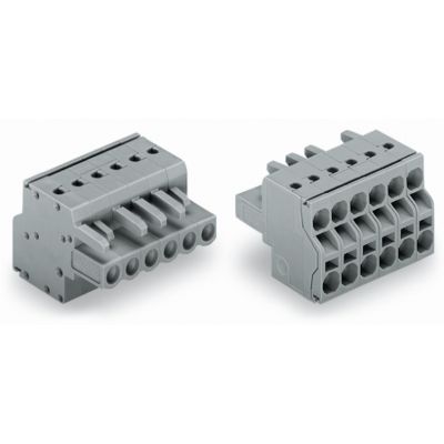 Gniazdo MCS-MIDI Classic 5-biegunowe szare raster 5mm 231-2105/026-000 /50szt./ WAGO (231-2105/026-000)