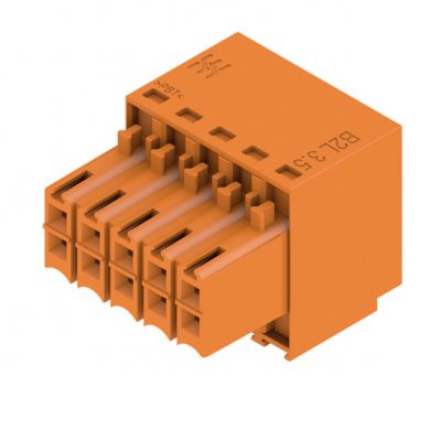 WEIDMULLER B2L 3.50/10/180 SN OR BX Wtyk PCB (złącze wiązki), 3.50 mm, Liczba biegunów: 10, złącze sprężynowe 1727580000 /102szt./ (1727580000)