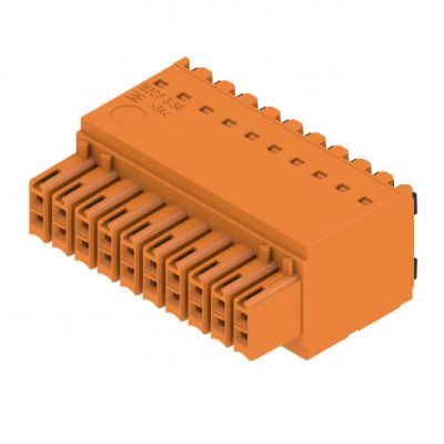 WEIDMULLER B2CF 3.50/20/180 SN OR BX Wtyk PCB (złącze wiązki), 3.50 mm, Liczba biegunów: 20, PUSH IN, złącze sprężynowe 1277360000 /48szt./ (1277360000)