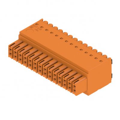 WEIDMULLER B2CF 3.50/28/180 SN OR BX Wtyk PCB (złącze wiązki), 3.50 mm, Liczba biegunów: 28, PUSH IN, złącze sprężynowe 1277410000 /36szt./ (1277410000)