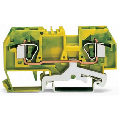 Złączka PE 2-przewodowa Ex 6mm2 żółto-zielona 282-907/999-950 /50szt./ WAGO (282-907/999-950)