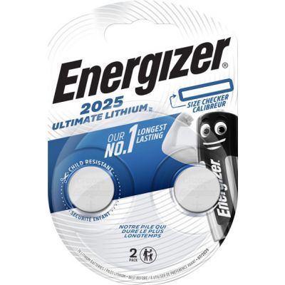 BATERIA ENERGIZER ULTIMATE LITHIUM litowa 3V CR2025 2 sztuki (7638900423013)