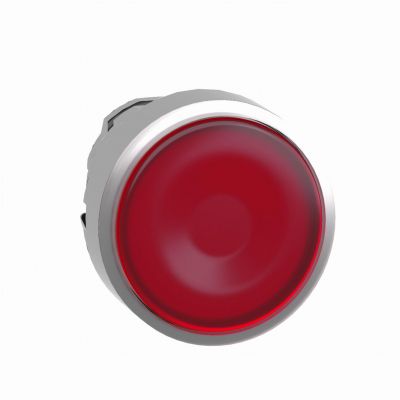 Harmony XB4 Przycisk płaski metalowego czerwona z możliwością wstawienia legendy ZB4BA48 SCHNEIDER (ZB4BA48)