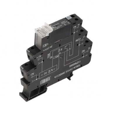 WEIDMULLER TOS 24-230VUC 24VDC3,5A Przekaźnik półprzewodnikowy, 24…230 V UC ±10 %, Prostownik , 1 zestyk zwierny (MOS-FET), 3...33 V DC, 3,5 A, złącze śrubowe 1127640000 /10szt./ (1127640000)