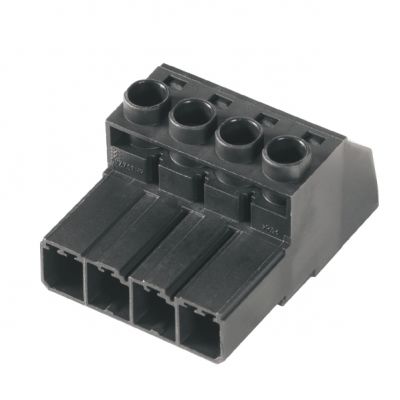 WEIDMULLER SVZ 7.62HP/04/180G SN BK BX Wtyk PCB (złącze wiązki), 7.62 mm, Liczba biegunów: 4, Przyłącze z jarzmem 1931640000 /100szt./ (1931640000)