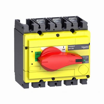 Compact INS INV rozłącznik INS250 żółto-czerwony 160A 3P 31124 SCHNEIDER (31124)